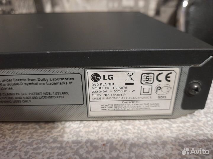 LG DGK-875 плеер DVD с караоке