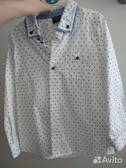 Рубашка на мальчика 116