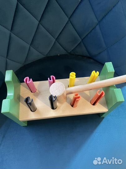 Игрушка икеа мула стучалка