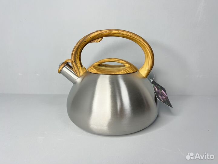 Чайник для плиты со свистком из нержавейки
