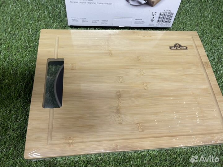 Разделочный набор napoleon PRO, доска, 2 миски