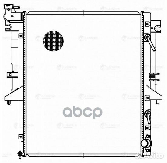 Радиатор охл. для а/м Mitsubishi L200 (15) /Paj