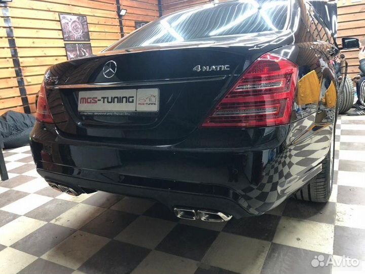 Тюнинг рестайлинга Mercedes S class W221 S63 AMG