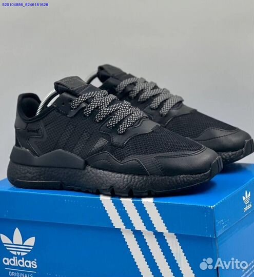 Кроссовки Adidas Nite Jogger Black (Арт.49147)