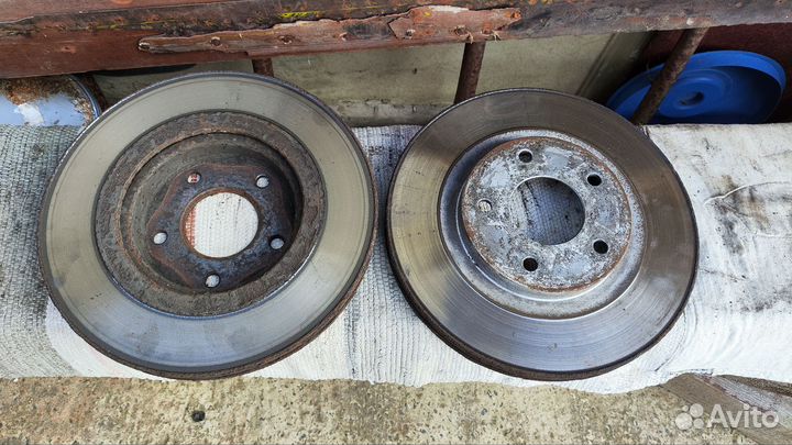 Диски тормозные передние вентилируемые