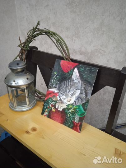 Картина новогодняя 