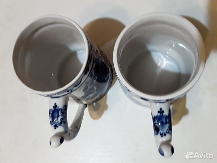 Кружка пивная гжель