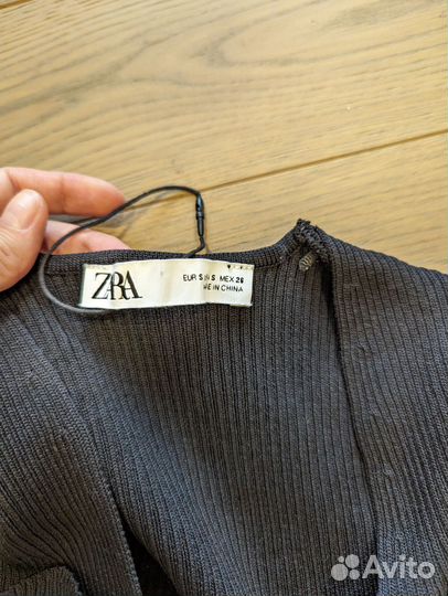 Платье лапша zara s длинное