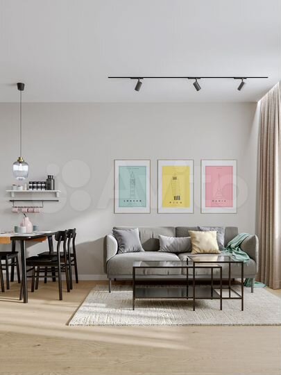 2-к. квартира, 59,2 м², 3/18 эт.