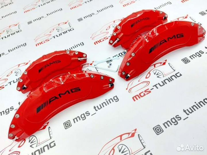 Накладки на суппорта AMG металл GLE 166 / 292