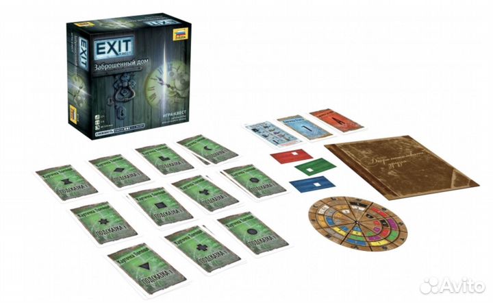 Настольная игра Exit-квест. Заброшенный дом