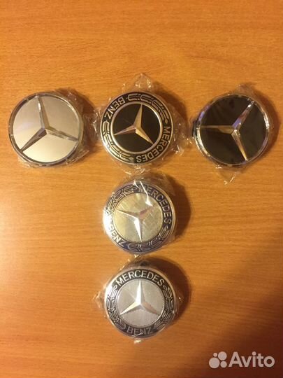Колпачки заглушки на литые диски мерседес