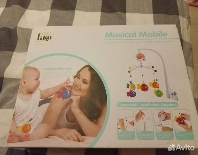 Мобиль/карусель на кроватку новый