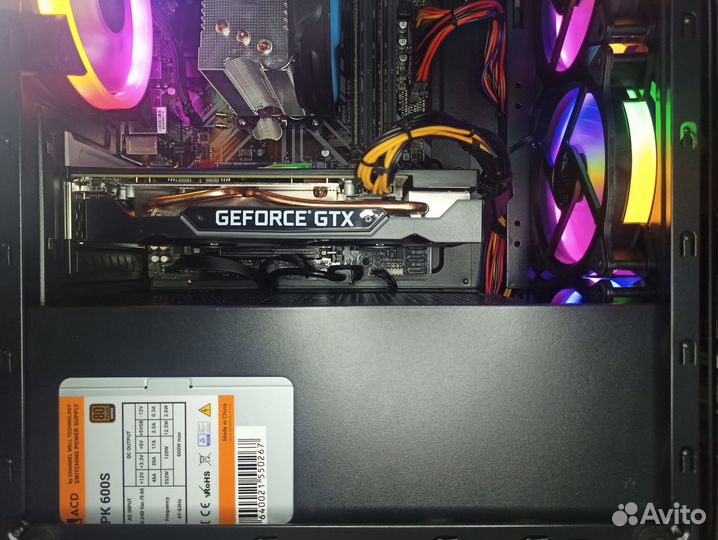 Игр пк Ryzen5-2700 GTX1660super-6Gb 16Gb nvme