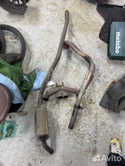 Выхоопная трасса сток 2107