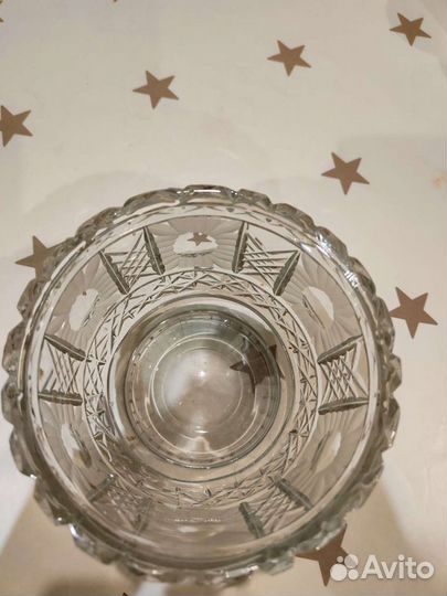 Конфетница хрусталь