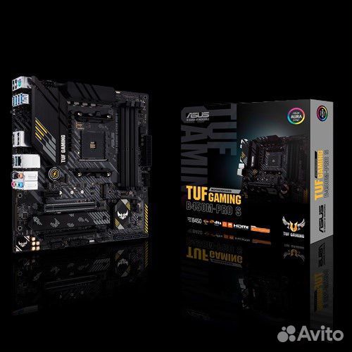 Материнская плата asus b450m pro s tuf gaming