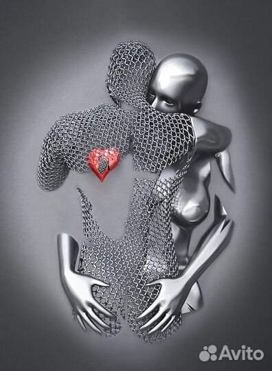 Картина «Серебряный плен» 50х70см