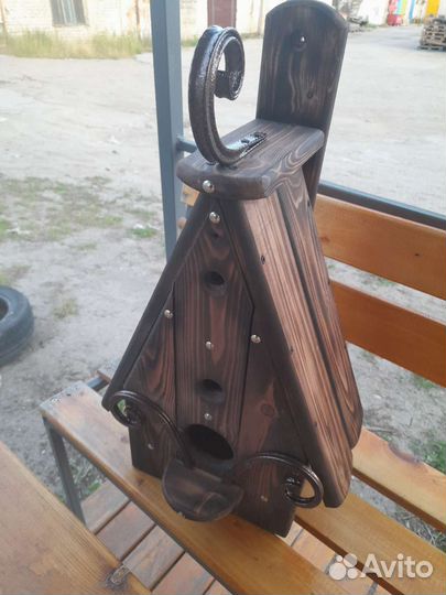 Скворечники и кормушки для птиц деревянные kombi