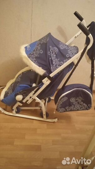 Детские санки коляска бу