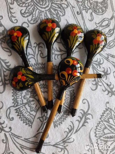 Ложка Золотая хохлома