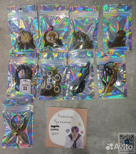 Подвески бижутерия аниме