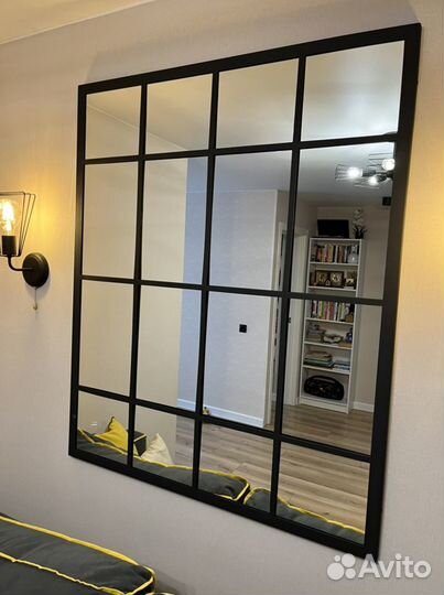 Зеркало настенное в раме интерьерное Лофт