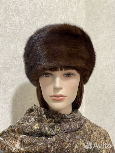 Шапка норковая женская
