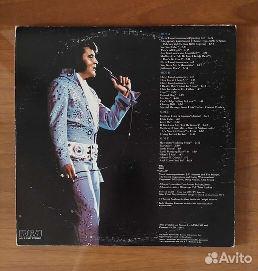 Elvis in concert 2LP винил
