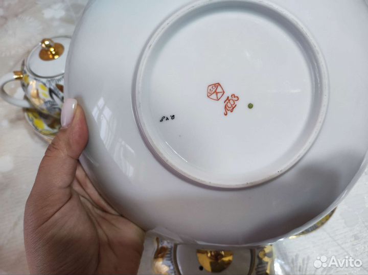 Фарфоровый чайный Сервиз СССР