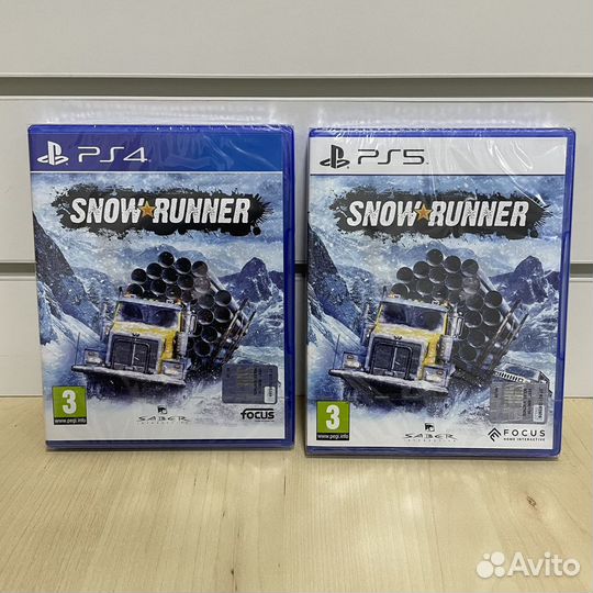 Игра Snowrunner для PS4/ps5 русские субтитры