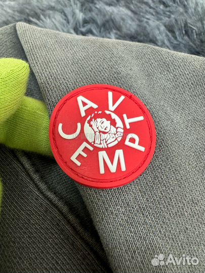 Свитшот Cav Empt серый погружной