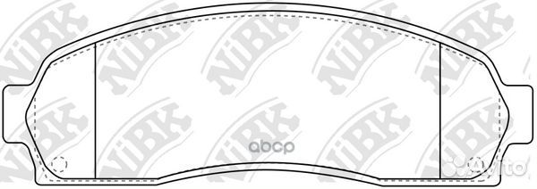 Колодки тормозные дисковые передн. CH Equinox 3