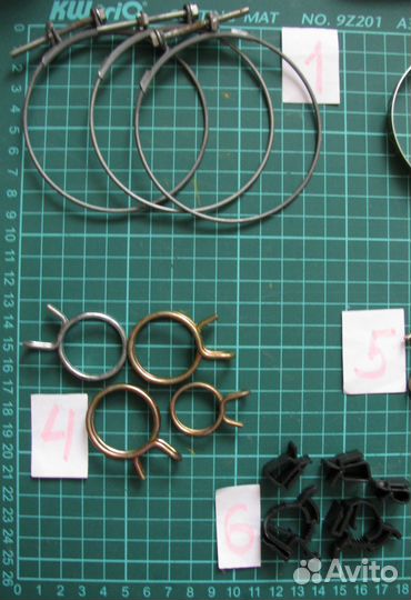 Пружины, хомуты, болты, патрубки стир. маш. Бош