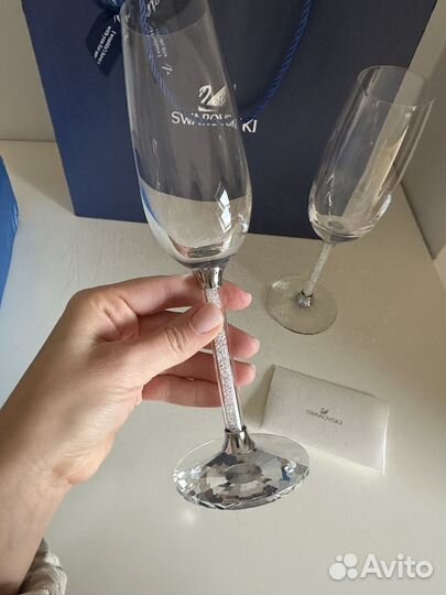 Бокалы swarovski