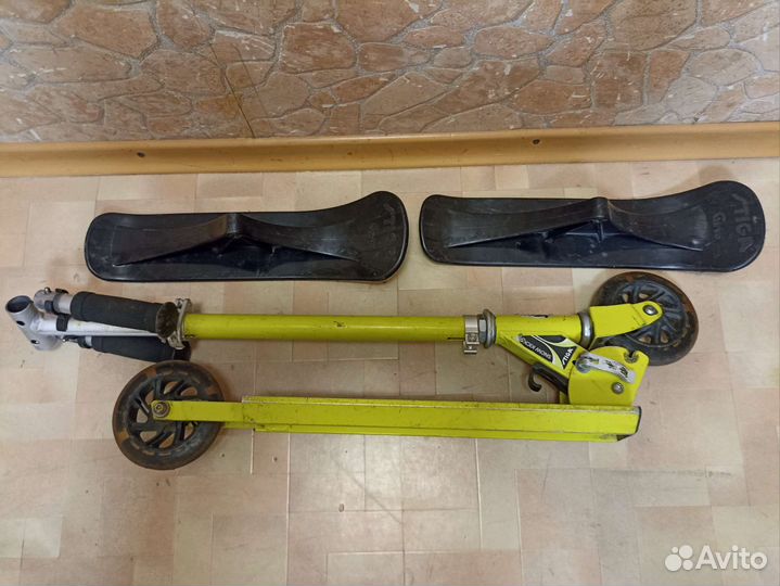 Самокат на лыжах