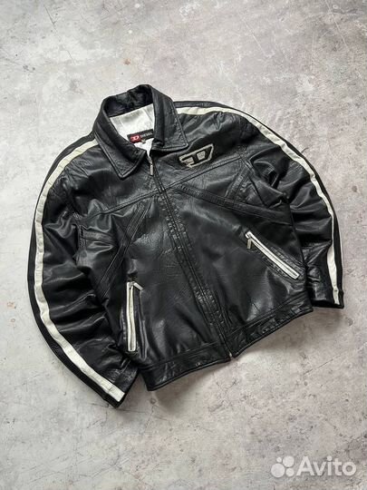 Винтажная кожаная куртка Diesel Vintage 90