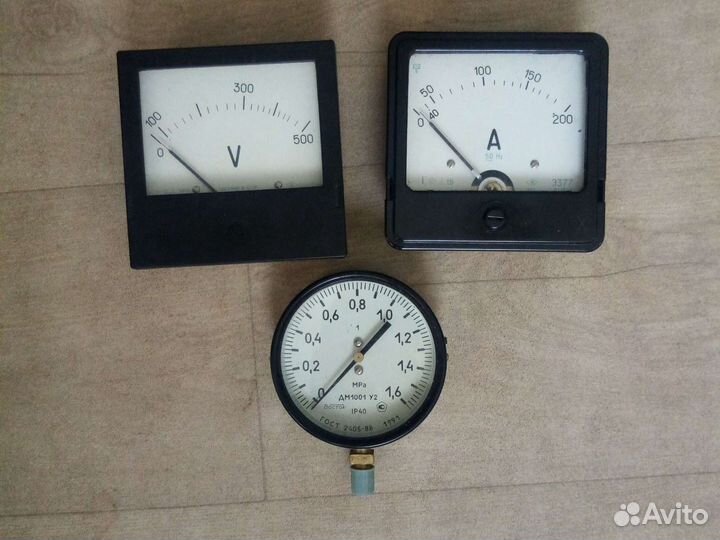 Вольтметр, манометр