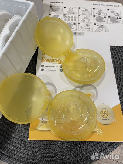 Молокоотсос medela swing flex электрический