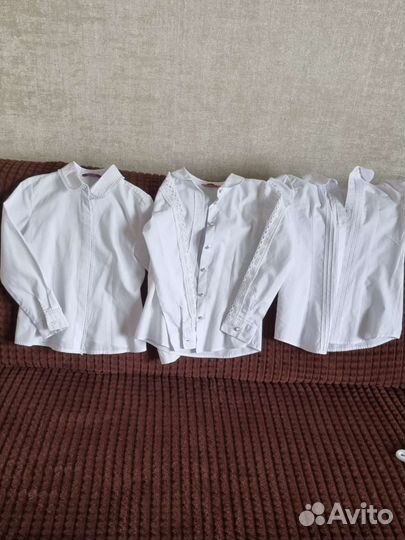 Рубашка школьная 122см 3шт