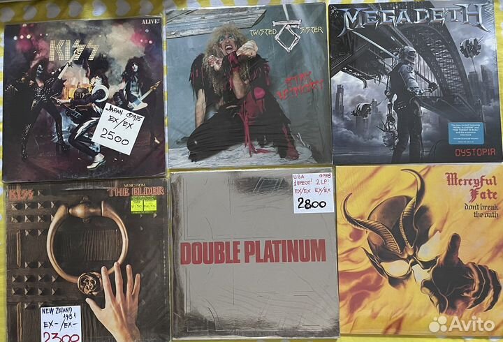 Виниловые пластинки Metallica Iron Maiden Megadeth