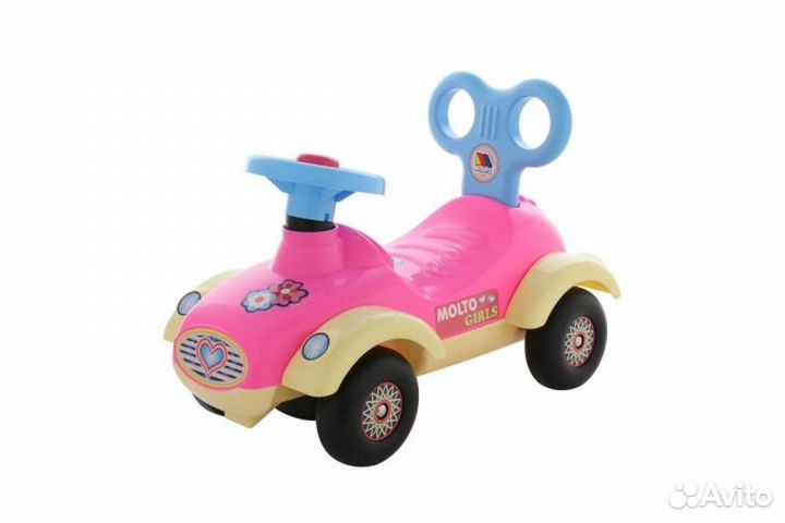 Каталка-автомобиль для девочек 