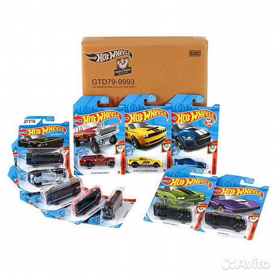 Hot Wheels Muscle Mania 10 pack 1/64