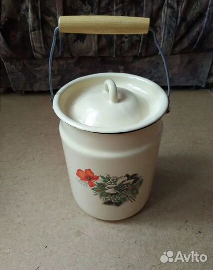 Эмалированный бидон СССР