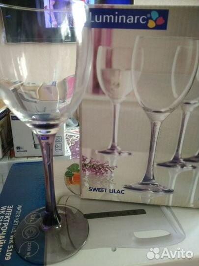 Бокалы вино, шамп.стопки, стаканы Luminarc,Икея