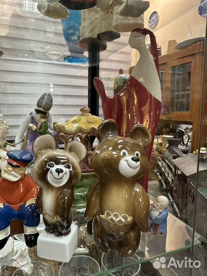 Олимпийский мишка СССР фарфор