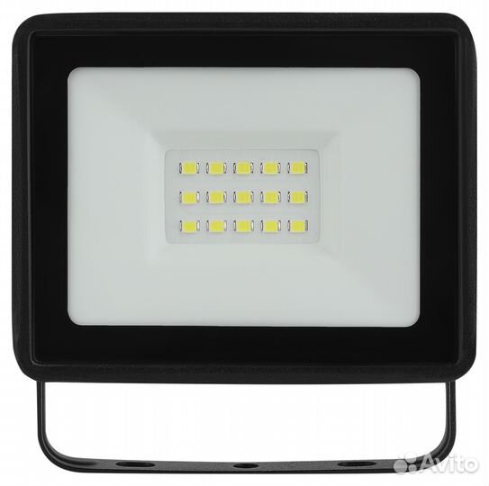 Прожектор LED 20Вт 6500K IP65 черный эра Б0052022