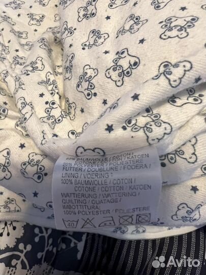 Хлопковый лёгкий конверт в коляску или автокресло