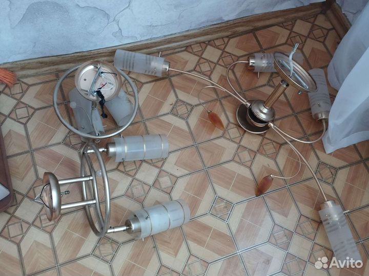 Люстра потолочная бу