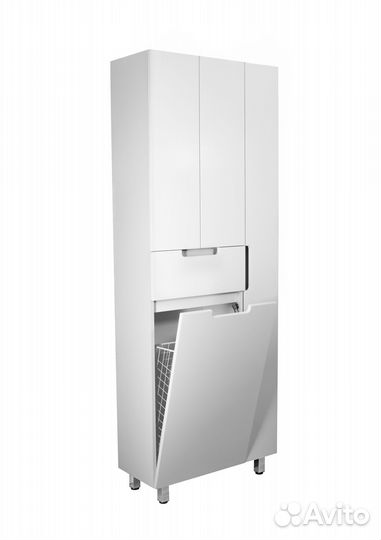 Шкаф-пенал Style Line Оптима 70 с бельевой корзин